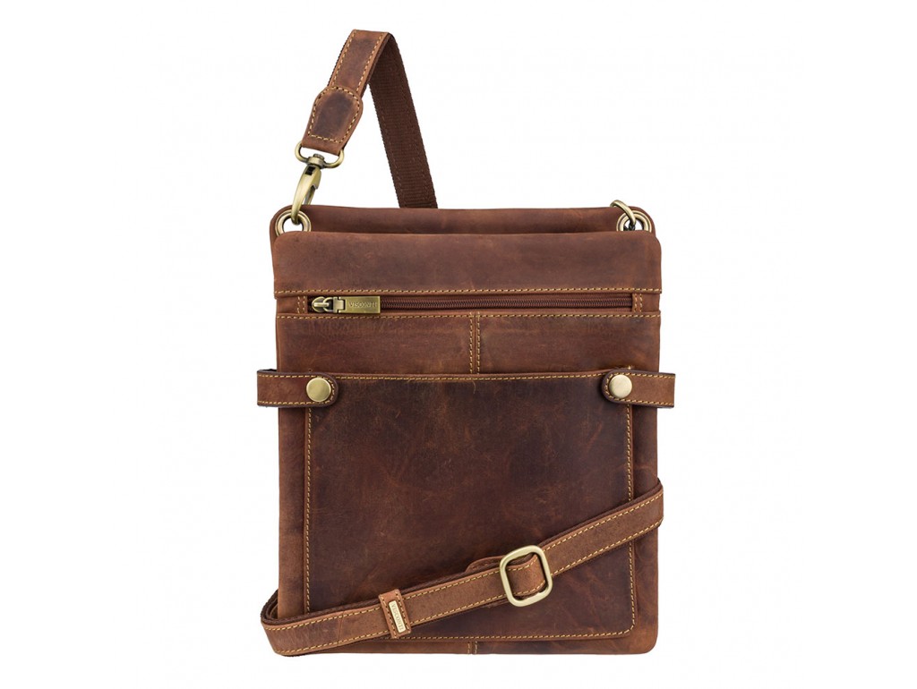 Сумка Visconti 18512 - Neo (M) Slim Bag (Oil Tan) - Royalbag Фото 1