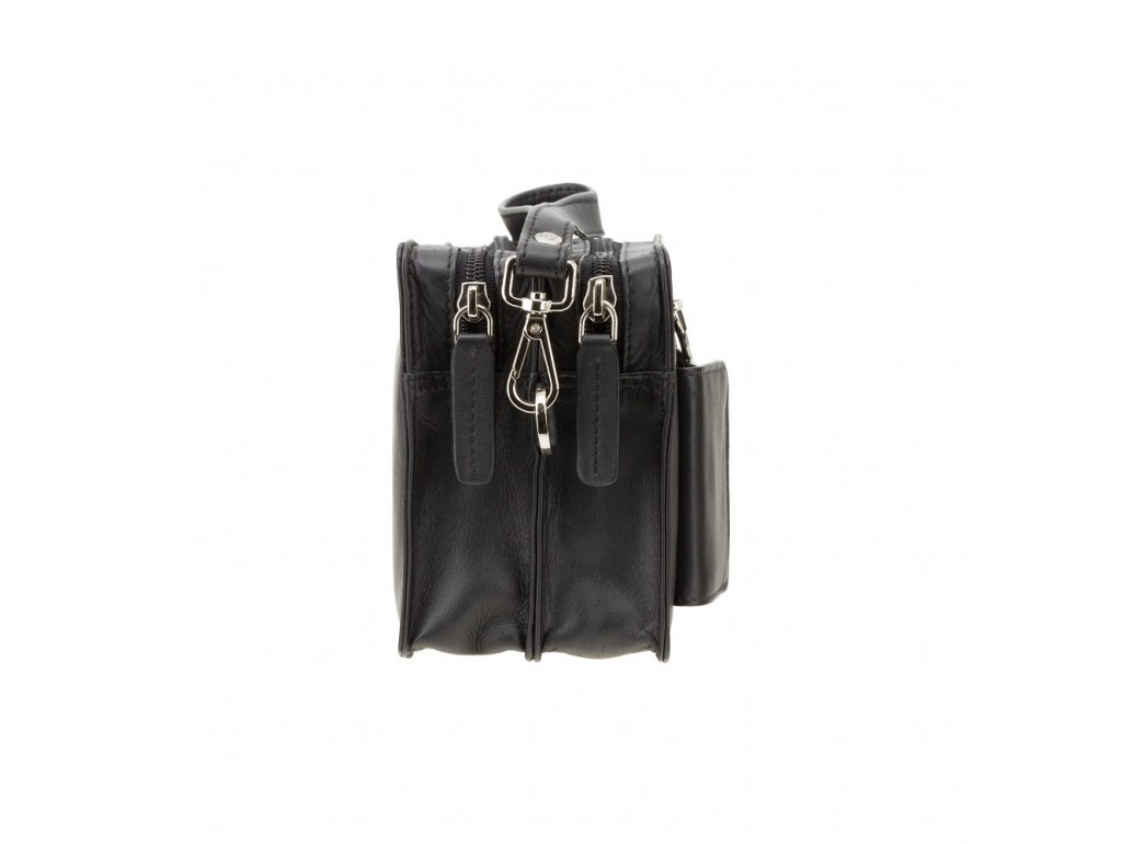 Барсетка мужская Visconti 18233 Wrist Bag (Black) - Royalbag