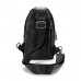 Сумка-слинг черная мужская Tiding Bag 10031A - Royalbag Фото 6