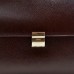 Портфель кожаный Desisan 2006-019 коричневый флотар - Royalbag Фото 5