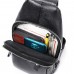 Мужской кожаный черный слинг на плечо Tiding Bag A25F-6601A - Royalbag Фото 11