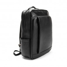 Кожаный черный рюкзак Tiding Bag A25F-8528-3A - Royalbag Фото 2