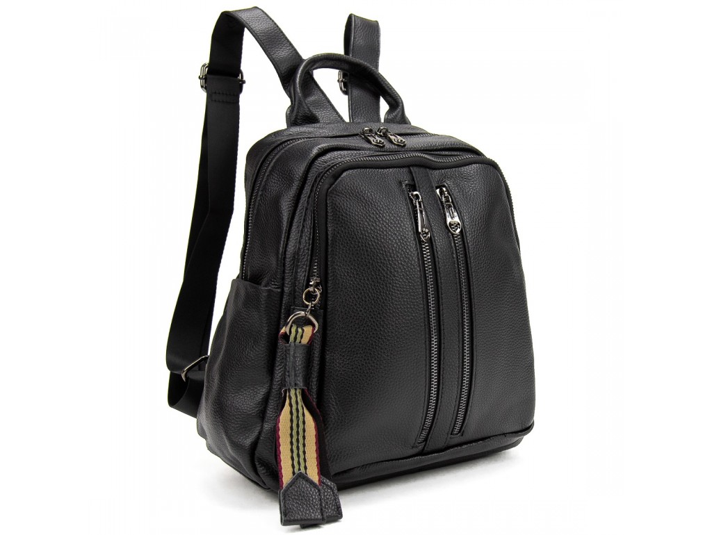 Шкіряний жіночий рюкзак на два відділи Olivia Leather A25F-FL-8815A - Royalbag Фото 1