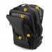 Великий текстильний чорний рюкзак Confident ANT02-2021-2A - Royalbag Фото 9