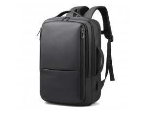 Большой текстильный черный рюкзак Confident ANT02-2021-2A - Royalbag