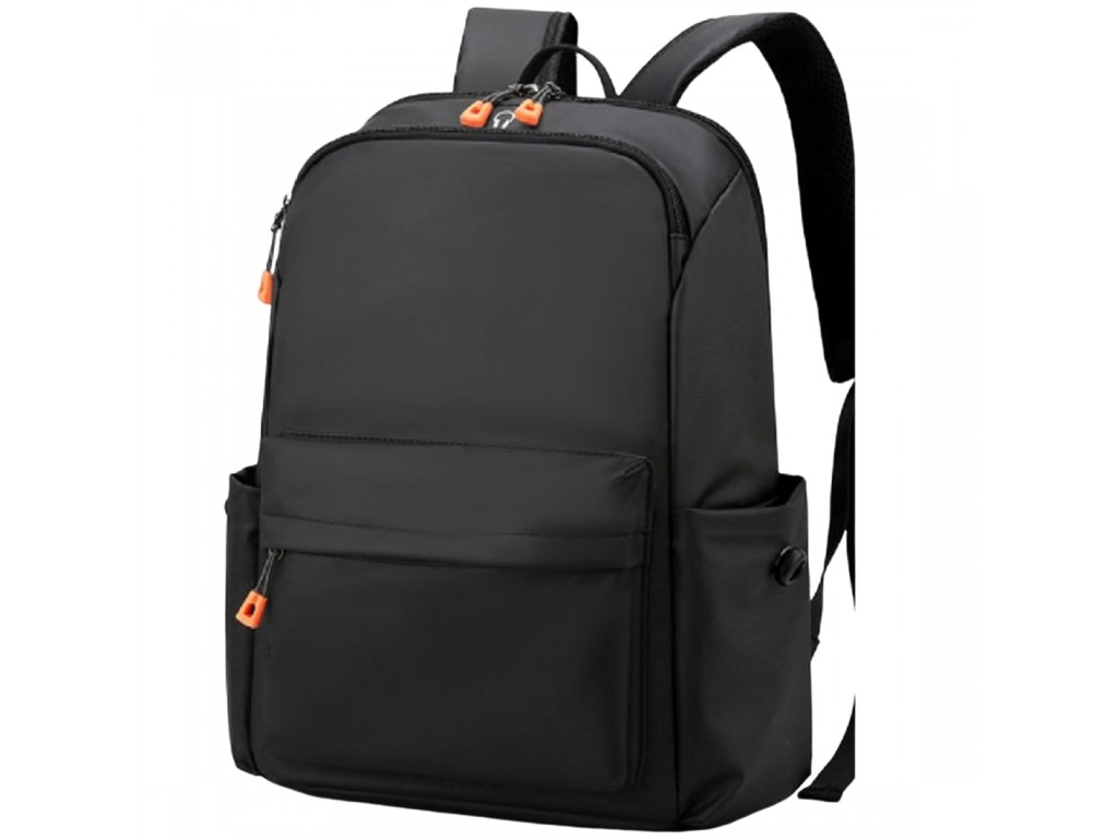 Вместительный текстильный черный рюкзак Confident ANT02-2055A - Royalbag Фото 1