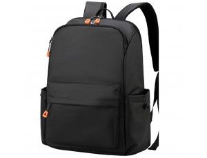 Місткий текстильний чорний рюкзак Confident ANT02-2055A - Royalbag