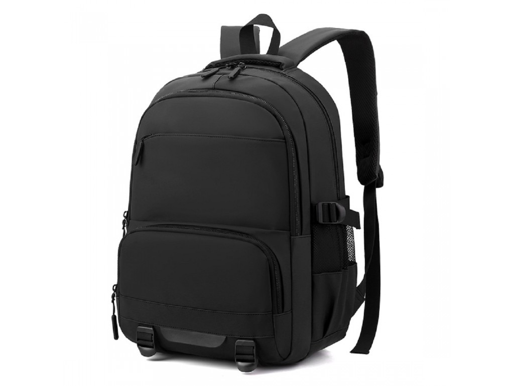 Вместительный текстильный черный рюкзак Confident ANT02-6656A - Royalbag Фото 1