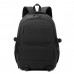 Місткий текстильний чорний рюкзак Confident ANT02-6656A - Royalbag Фото 4