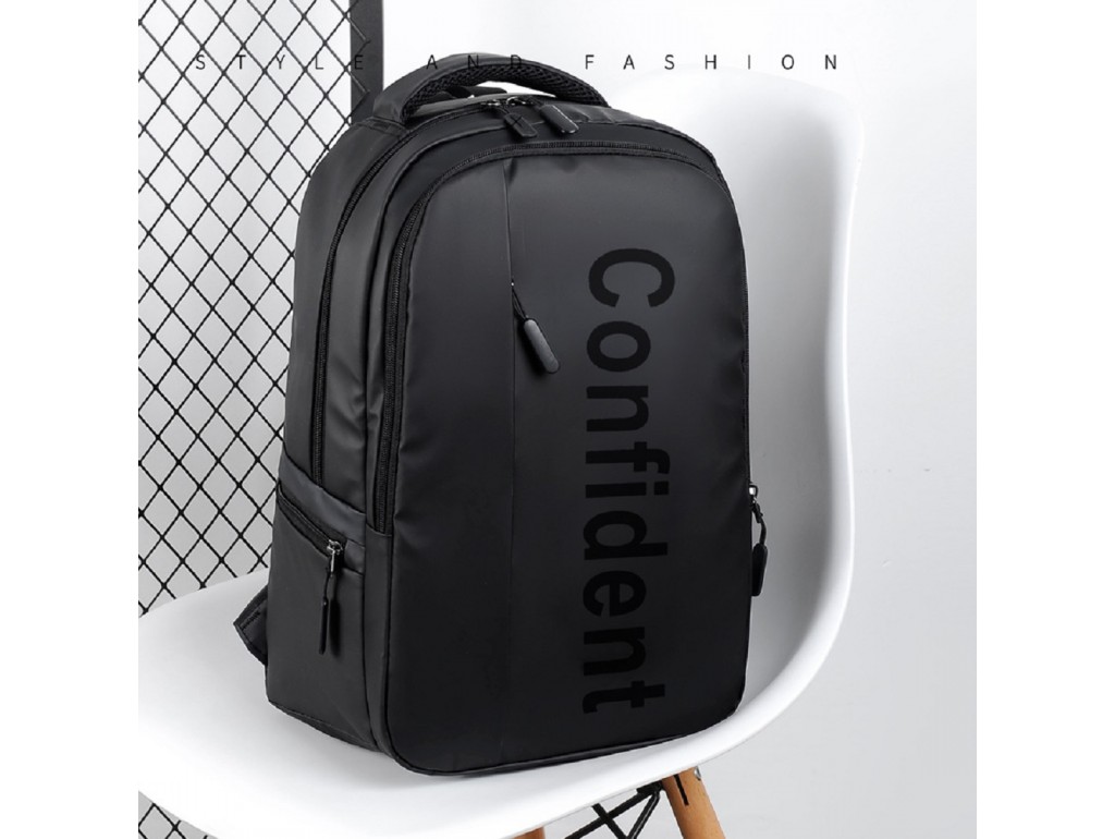 Текстильний чоловічий рюкзак на два відділи Confident AT01-T-8801-1A - Royalbag