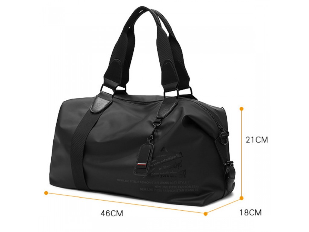 Стильная тканевая дорожная сумка Confident AT01-T-9901-1A - Royalbag