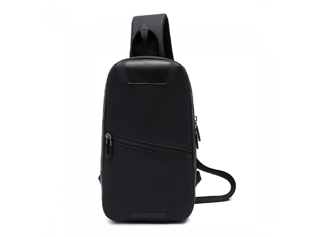 Классическая сумка-слинг черного цвета Confident AT05-T-438A - Royalbag