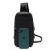Классическая сумка-слинг черного цвета Confident AT05-T-438A - Royalbag Фото 11