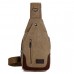 Рюкзак на одну шлейку коричневый Confident AT06-T-0658C - Royalbag Фото 5