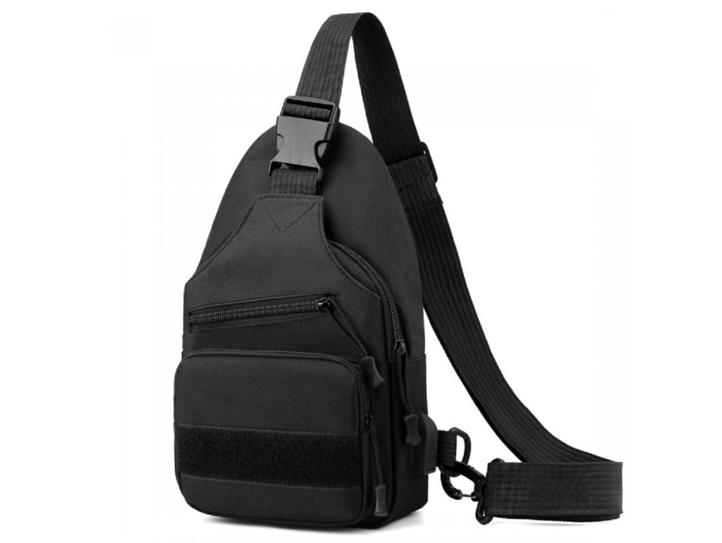Удобная мужская сумка на одно плечо Confident AT06-T-0708A - Royalbag Фото 1