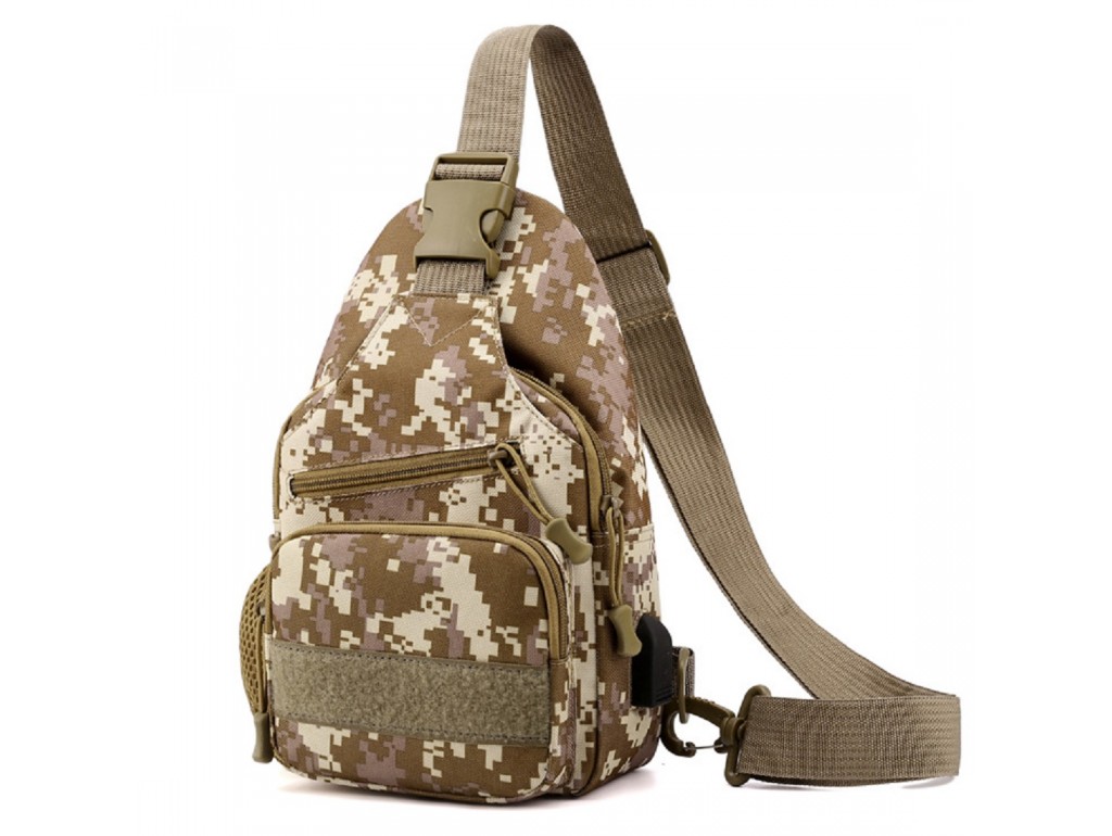 Удобная мужская сумка на одно плечо Confident AT06-T-0708KH - Royalbag Фото 1