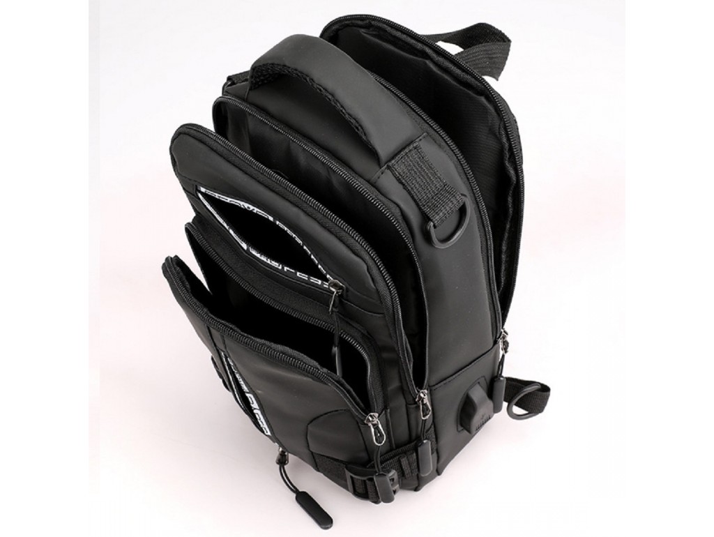 Мужская текстильная сумка слинг Confident AT06-T-1100-13A - Royalbag