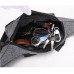 Чоловіча чорна сумка на пояс Confident AT06-T-1189A - Royalbag Фото 3