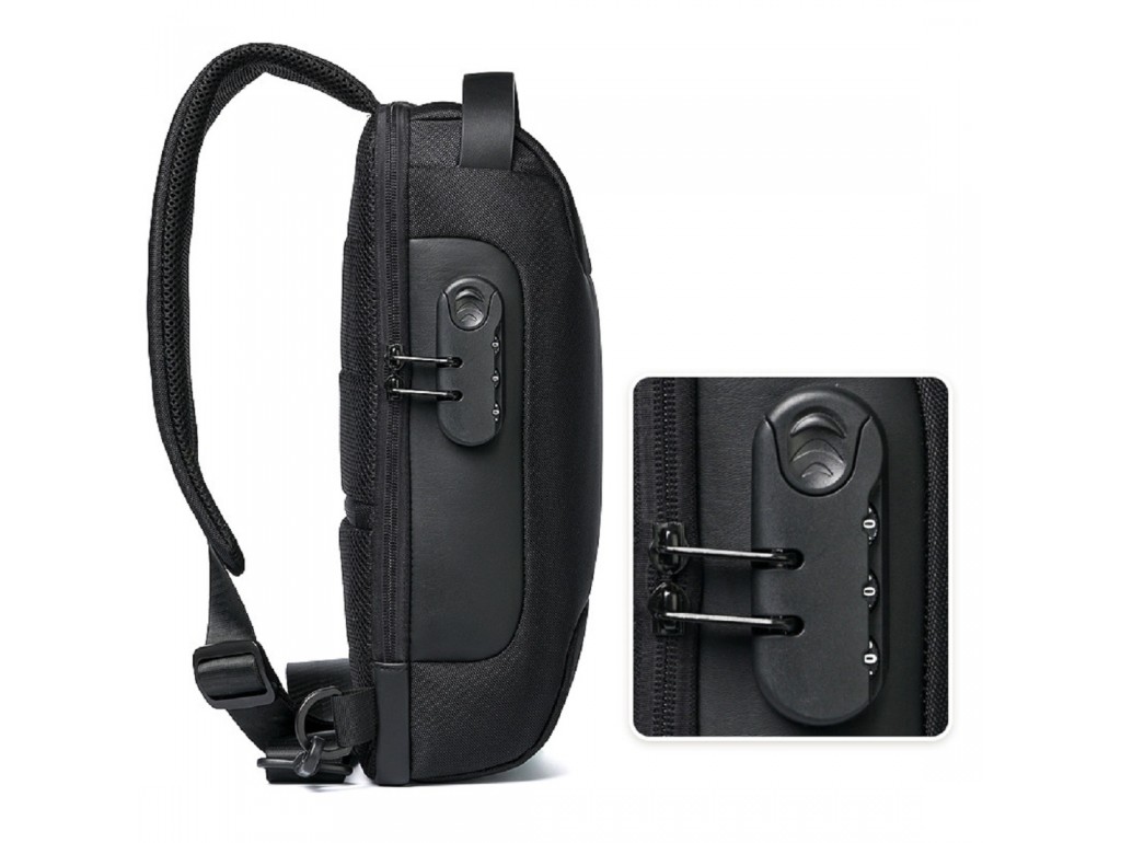 Чоловічий текстильний рюкзак на одне плече Confident AT06-T-9530A - Royalbag