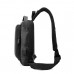 Текстильна сумка-слінг чорного кольору Confident AT08-1232A - Royalbag Фото 4