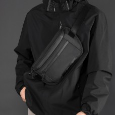Классическая текстильная сумка на пояс Confident AT08-2119A - Royalbag