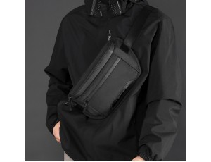 Классическая текстильная сумка на пояс Confident AT08-2119A - Royalbag