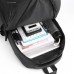 Текстильный черный рюкзак Confident AT08-3408A - Royalbag Фото 8