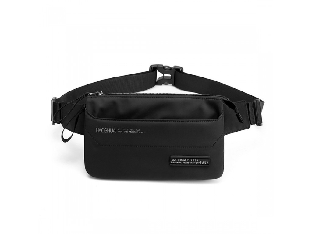 Компактная тканевая сумка на пояс Confident AT08-999-9A - Royalbag Фото 1
