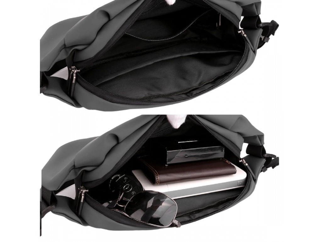 Классическая мужская поясная сумка Confident AT08-T-1100-20A - Royalbag