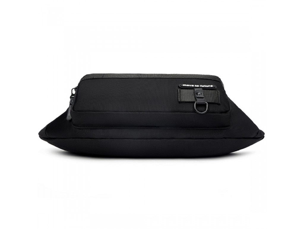 Класична текстильна сумка на пояс чорна Confident AT09-20516A - Royalbag