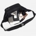 Классическая текстильная сумка на пояс черная Confident AT09-20516A - Royalbag Фото 6