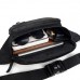 Классическая текстильная сумка на пояс черная Confident AT09-20516A - Royalbag Фото 5