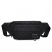 Классическая текстильная сумка на пояс черная Confident AT09-20516A - Royalbag Фото 4