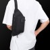 Классическая текстильная сумка на пояс черная Confident AT09-20516A - Royalbag Фото 8