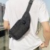 Чоловіча текстильна сумка на пояс чорна Confident AT09-23225A - Royalbag Фото 4