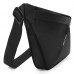 Стильная черная текстильная сумка на пояс Confident AT09-T-23343A - Royalbag Фото 5