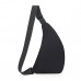Тонкая текстильная сумка-слинг черного цвета Confident AT09-T-HD-23370A - Royalbag Фото 4