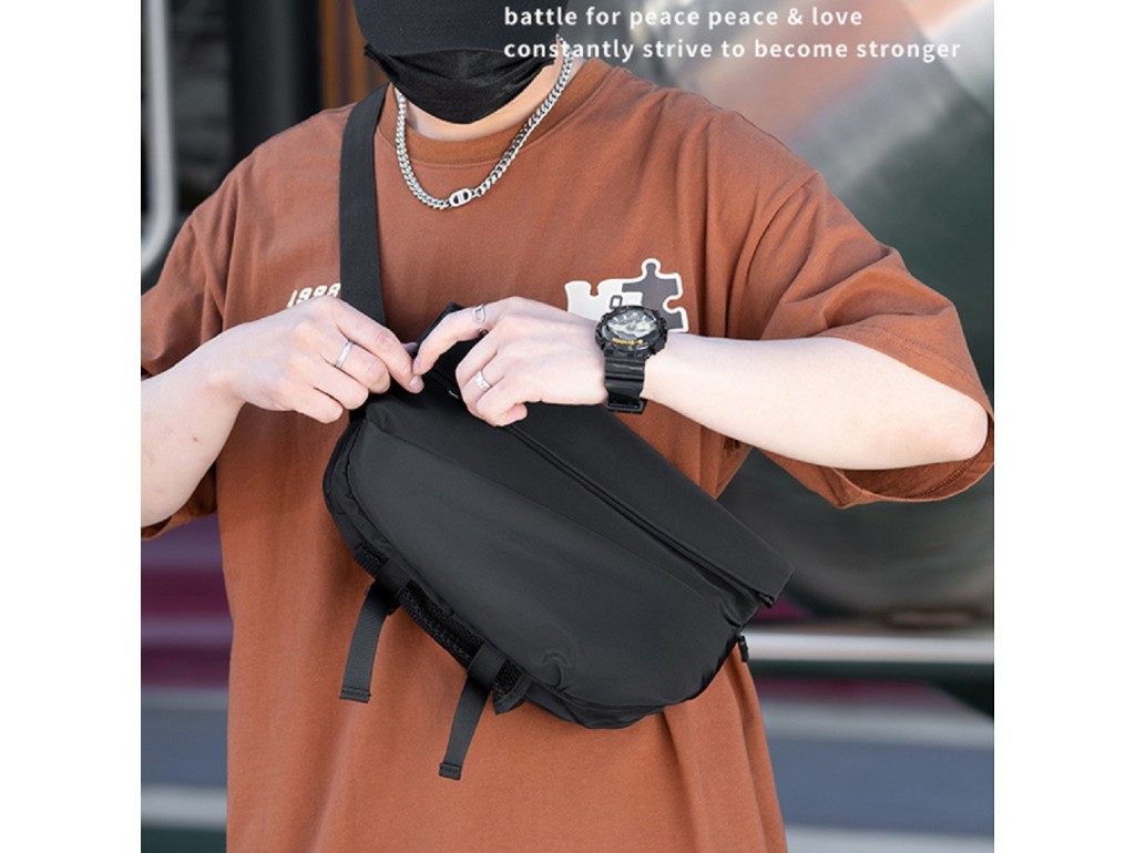 Поясна текстильна сумка чоловіча Confident ATN-T-2055A - Royalbag
