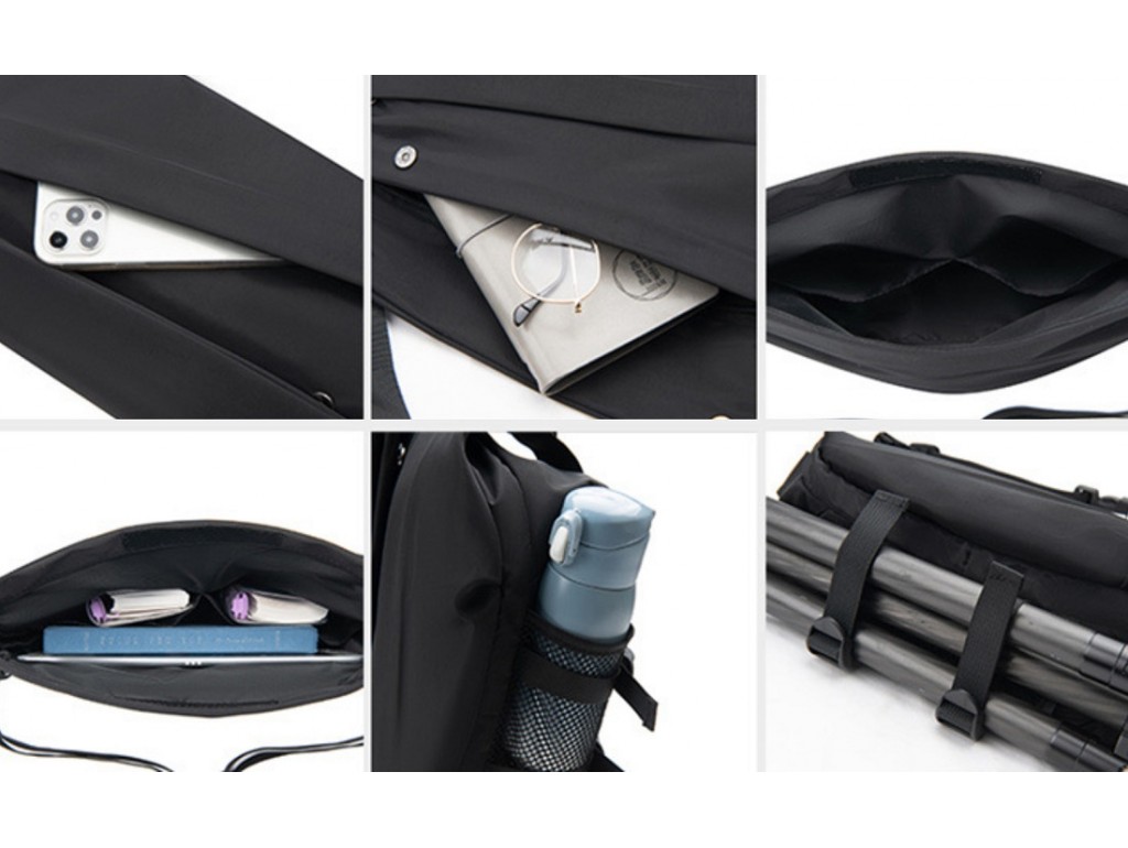 Поясная текстильная мужская сумка Confident ATN-T-2055A - Royalbag