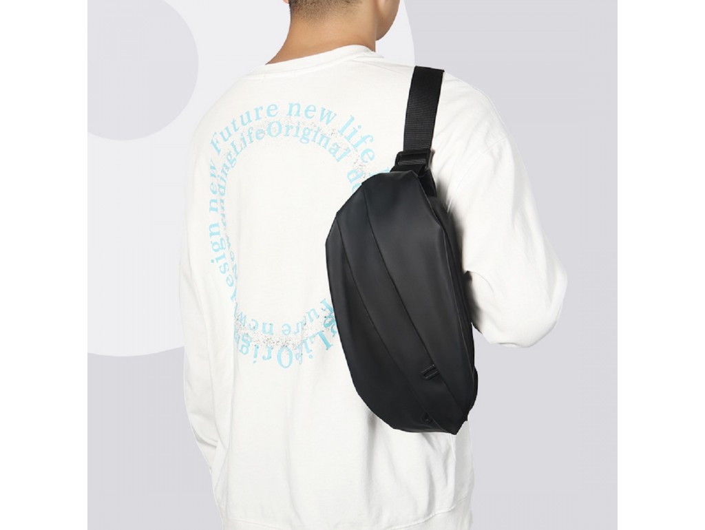 Мужская текстильная сумка на пояс Confident ATN01-T-20328A - Royalbag