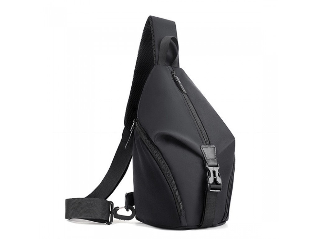 Стильная мужская текстильная сумка-слинг Confident ATN01-T-L22802A - Royalbag Фото 1