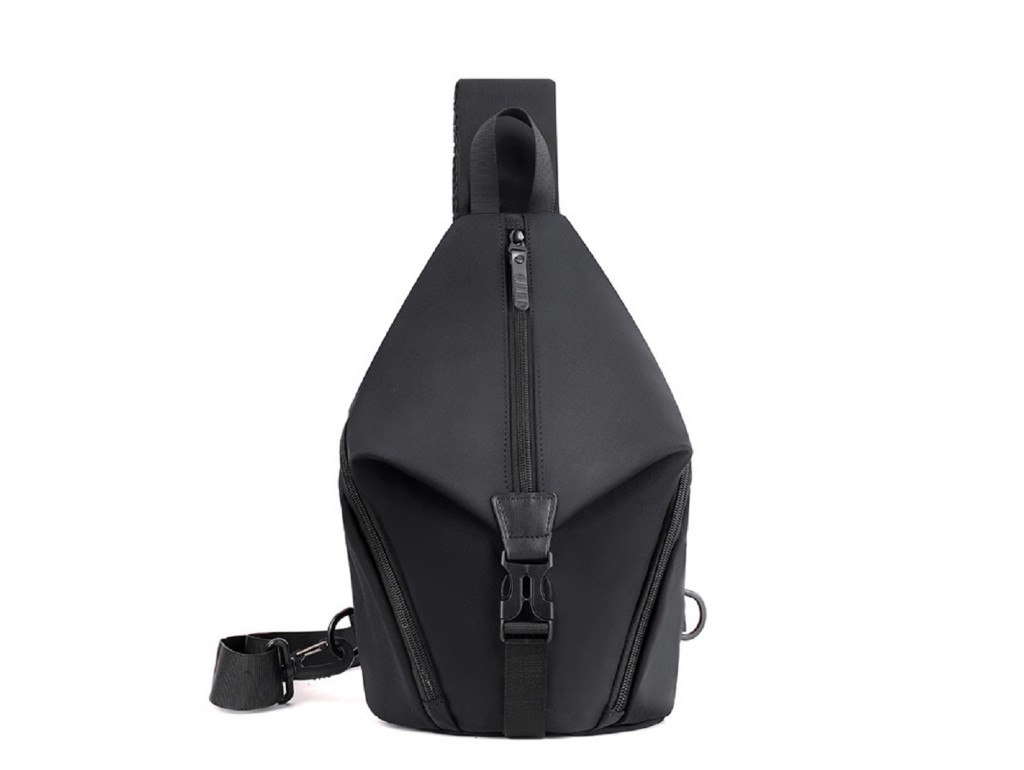 Стильная мужская текстильная сумка-слинг Confident ATN01-T-L22802A - Royalbag