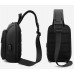 Каркасная сумка слинг черная Confident ATN01-T-X2032A - Royalbag Фото 5