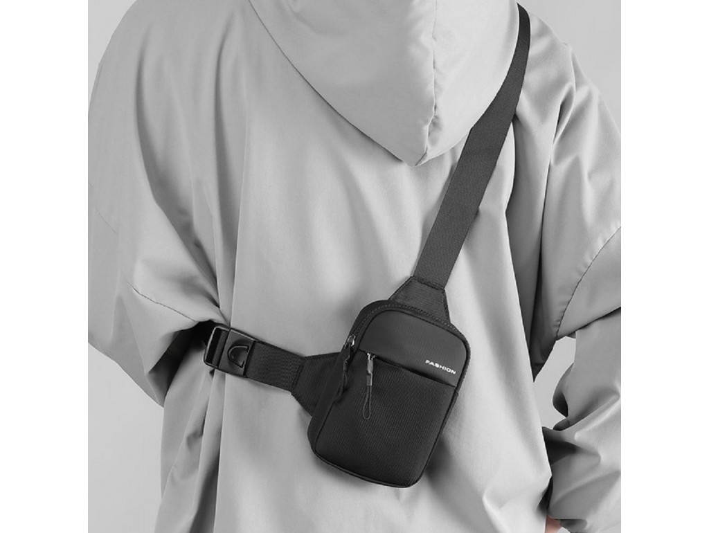 Текстильна чоловіча сумка через плече Confident ATN02-2042A - Royalbag