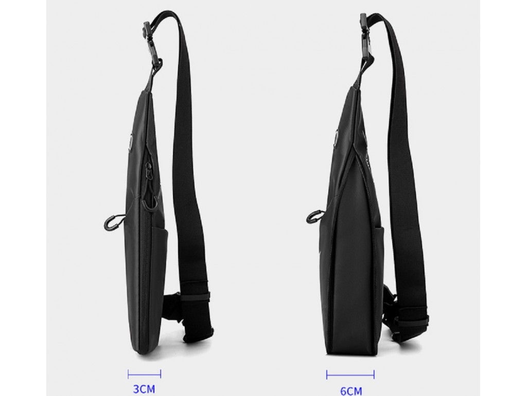 Текстильная мужская сумка через плечо Confident ATN02-6675A - Royalbag
