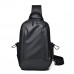 Текстильная сумка слинг черного цвета Confident ATN02-S039A - Royalbag Фото 10
