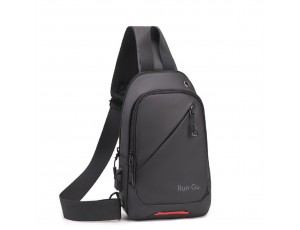 Удобная мужская текстильная сумка слинг Confident ATN02-T-HS9006A - Royalbag