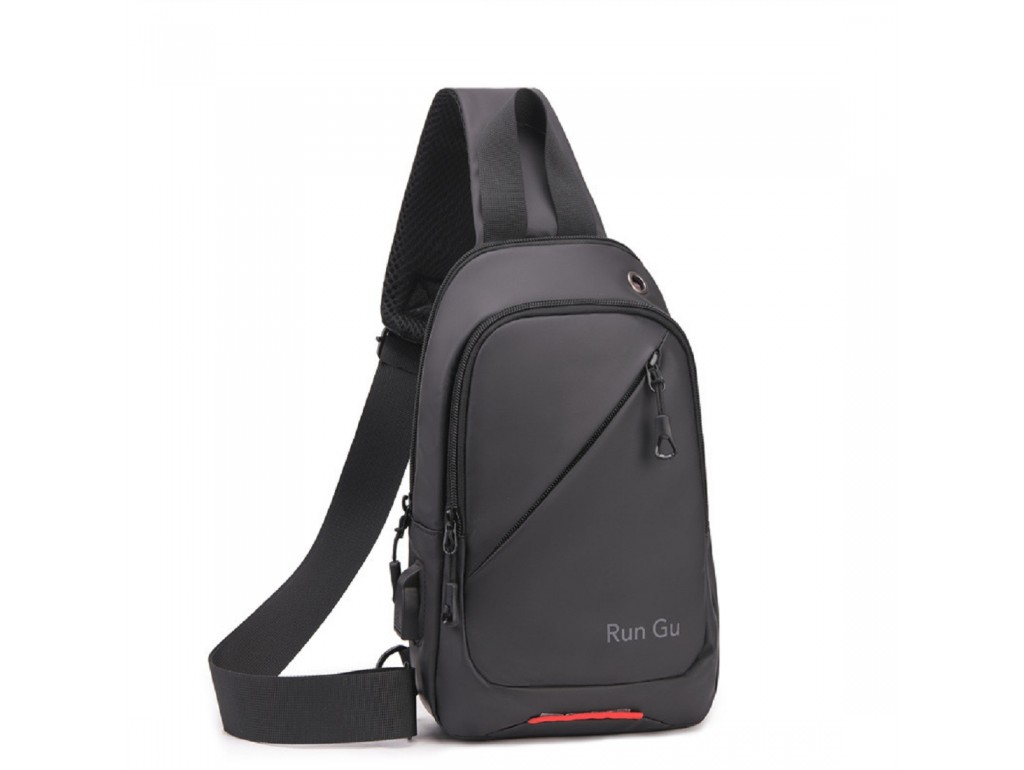 Удобная мужская текстильная сумка слинг Confident ATN02-T-HS9006A - Royalbag Фото 1