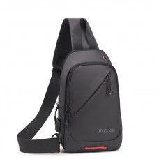 Удобная мужская текстильная сумка слинг Confident ATN02-T-HS9006A - Royalbag Фото 2