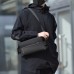 Текстильная сумка слинг черного цвета Confident ATN02-Z0344A - Royalbag Фото 11